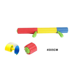 Trade Shop - Pistola Ad Acqua Tubo Manico In Gommapiuma Colorata 45x5cm Giochi Bambini 605474 -