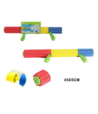 Trade Shop - Pistola Ad Acqua Tubo Manico In Gommapiuma Colorata 45x5cm Giochi Bambini 605474 -