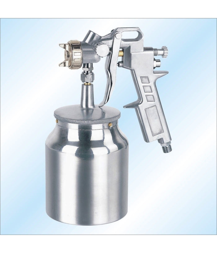 Pistola Aerografo Ad Aria Spruzzo In Metallo Compressa Serbatoio Per Verniciare         