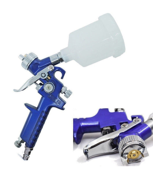 Pistola Aerografo Spray Gun Serbatorio Verniciatura Innesto Rapido 125 Ml H2000p         