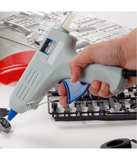 Pistola Colla A Caldo Elettrica 40w + 2 Stick Colla Omaggio Bricolage Fai Da Te         