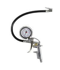 Pistola Di Gonfiaggio Con Manometro Per Compressori Per Auto Moto Bici         