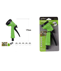Pistola Di Spruzzo 5 Funzioni Per Irrigazione Giardino In Plastica 172mm 90012         