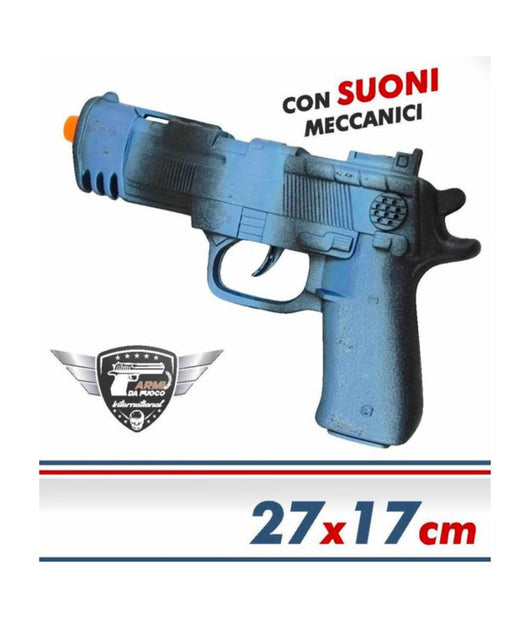 Pistola Giocattolo A Frizione Per Bambini Con Suoni Meccanici 27x17cm Età  3+         