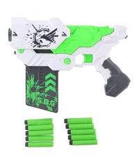 Pistola Giocattolo Per Bambini 10 Colpi Munizioni In Gomma 27cm Gioco Bambino         