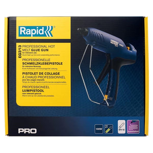 Trade Shop - Pistola Incollatrice Eg313 Compatta Professionale Per Fissare Cavi Coprifili Zoccolini Decori -