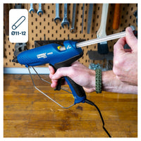 Trade Shop - Pistola Incollatrice Eg313 Compatta Professionale Per Fissare Cavi Coprifili Zoccolini Decori -