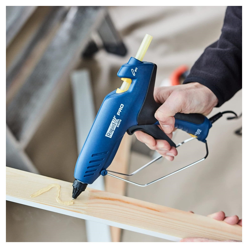 Trade Shop - Pistola Incollatrice Eg313 Compatta Professionale Per Fissare Cavi Coprifili Zoccolini Decori -