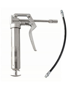 Pistola Ingrassatrice 93gr Manuale Pompa Ingrassatore Flessibile Testina Rigida         