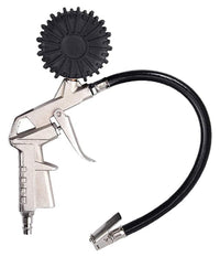 Pistola Manometro Per Gonfiaggio Misura Pressione Gomme Auto Moto Bici Psi/bar Tubo 30cm         