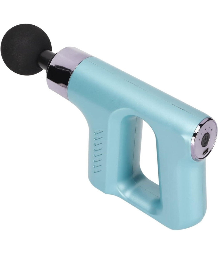 Pistola Massaggiante Professionale 4 Testine 5 Velocità  Fascial Gun Ricaricabile         