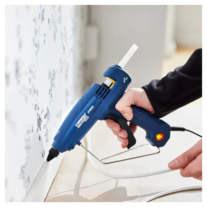 Trade Shop - Pistola Per Colla A Caldo Eg320 Controllo Temperatura Autoregolato A 195°c Ugello Intercambiabile -