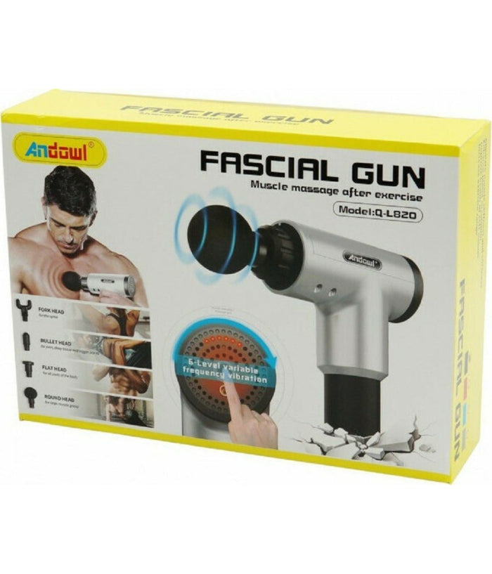 Pistola Per Massaggio Muscolare Fasciale Per Muscoli Corpo Ricaricabile Q-l820         
