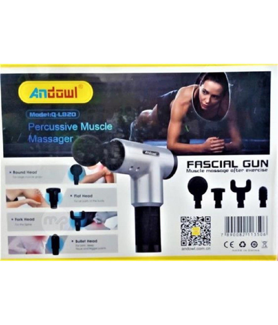Pistola Per Massaggio Muscolare Fasciale Per Muscoli Corpo Ricaricabile Q-l820         