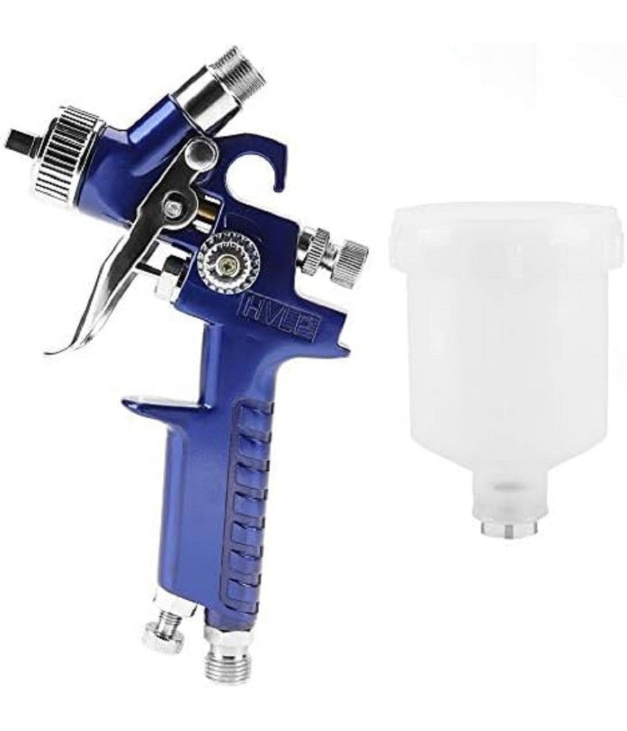 Pistola Per Verniciare A Spruzzo Professionale Aerografo 125ml Ugello Riparazione Auto         