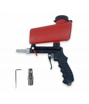 Pistola Sabbiatrice Serbatoio 900ml Aria Compressa Pneumatica Ugello In Acciaio         