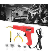 Pistola Saldatore Saldatrice Per Plastiche Auto Paraurti 50w Con Kit Riparazione         