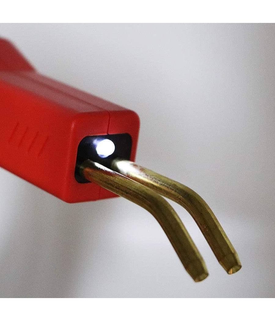 Pistola Saldatore Saldatrice Per Plastiche Auto Paraurti 50w Con Kit Riparazione         