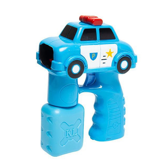 Trade Shop - Pistola Spara Bolle Di Sapone A Forma Di Auto Della Polizia Da 100ml Gioco Bambini 6760249 -