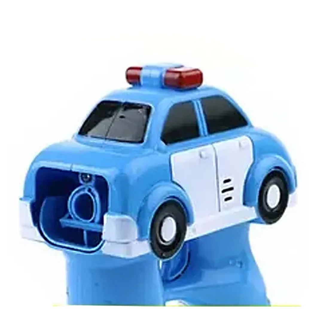 Trade Shop - Pistola Spara Bolle Di Sapone A Forma Di Auto Della Polizia Da 100ml Gioco Bambini 6760249 -