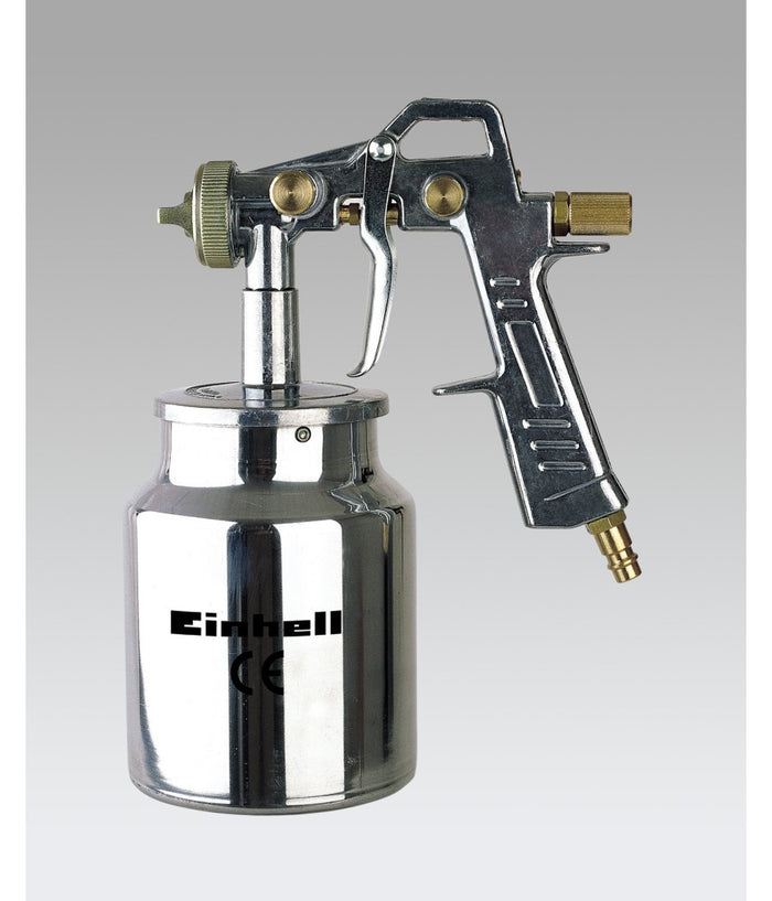 Pistola Spruzzo Aerografo Universale Con Serbatorio 1lt Einhell Per Compressore         