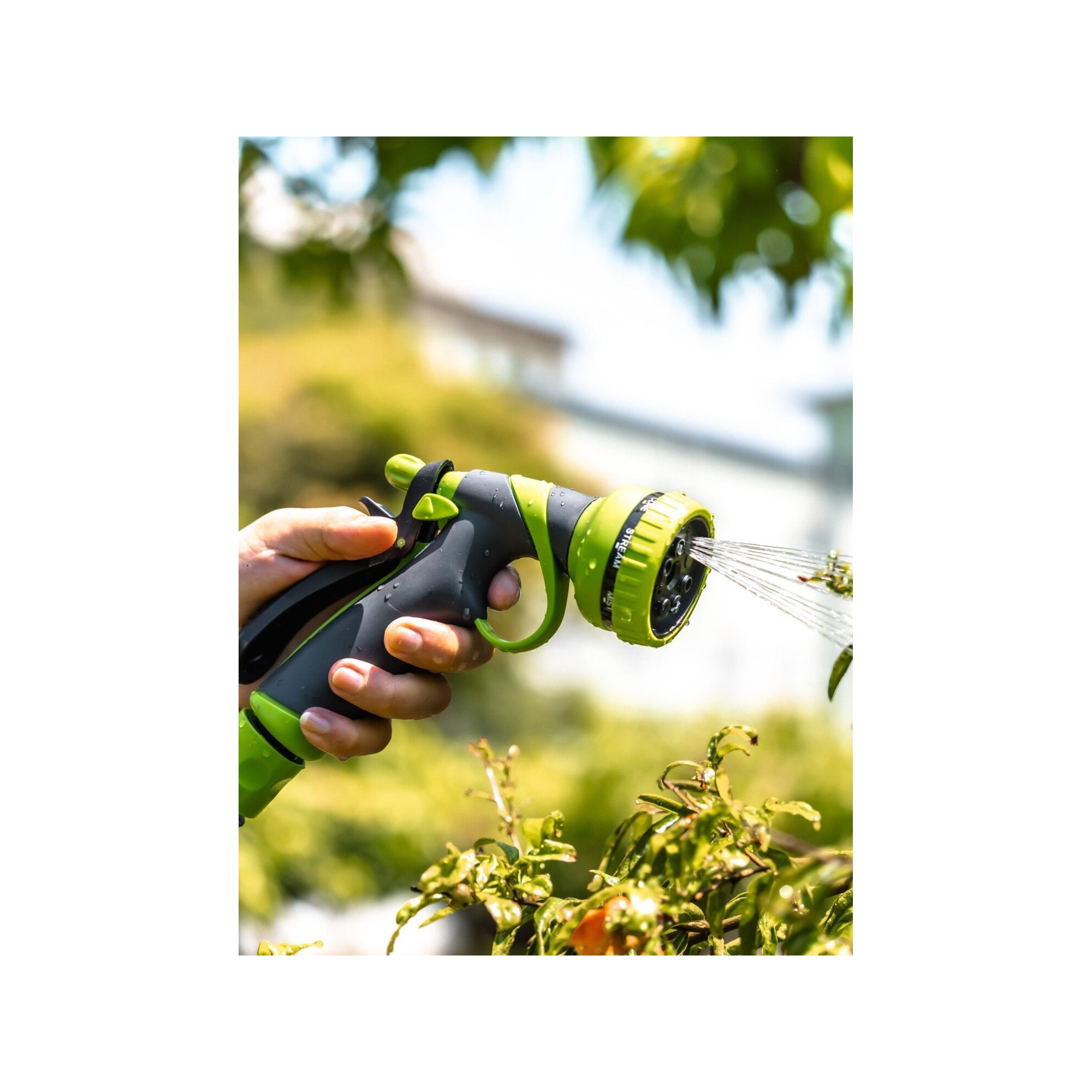 Pistola di spruzzatura e pulizia - Suan - 8 getti - Kit completo di raccordi