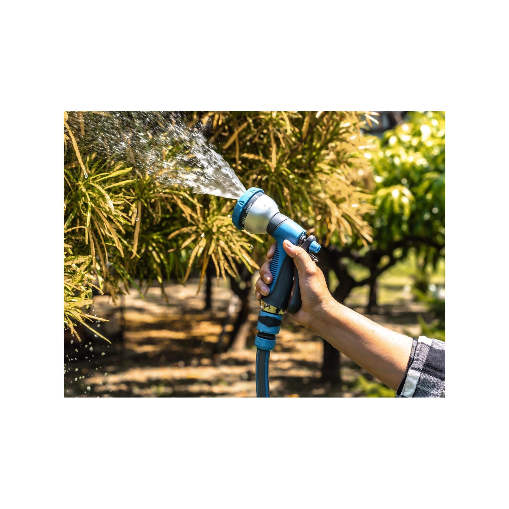 Pistola di spruzzatura e pulizia - Suan - 9 getti - Kit completo con raccordi soft touch