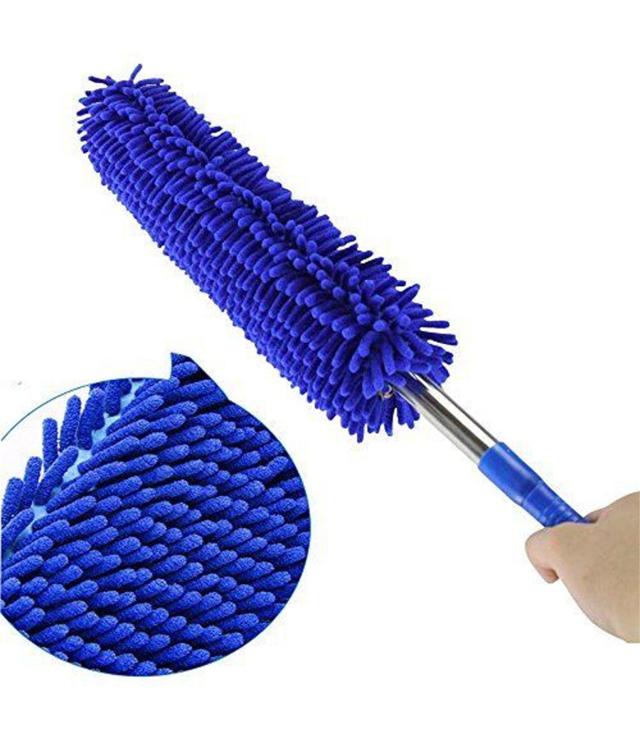 Piumino Spolverino Microfibra Cattura Polvere Duster Antipolvere Pulizia         