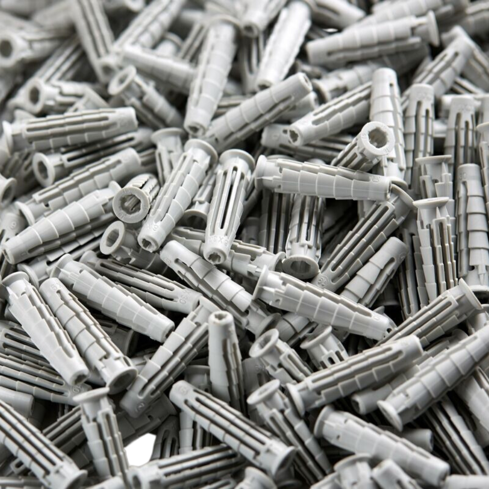 Vaschetta 500 tasselli stop t6/va 6x30 mm con forbici in omaggio elematic