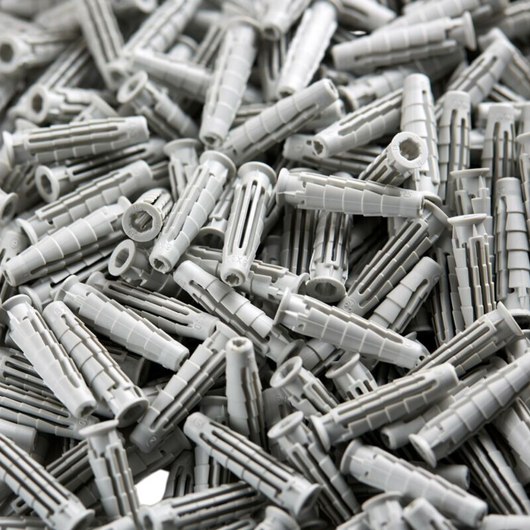 Vaschetta 500 tasselli stop t6/va 6x30 mm con forbici in omaggio elematic