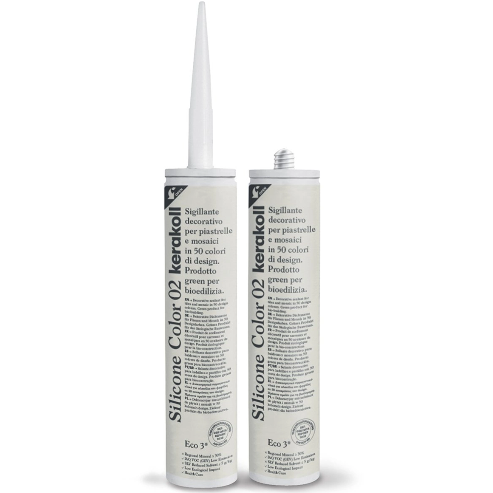 Silicone sigillante decorativo piastrelle mosaici giunture fughe colorato 310 ml *** colore- n 02, confezione 1