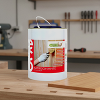 Ecolux impregnante fondo protettivo acrilico pigmentato noce chiaro per legno *** formato 2.5 lt, confezione 1