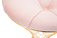 Pouf Tower Rosa cm Ø 41X50