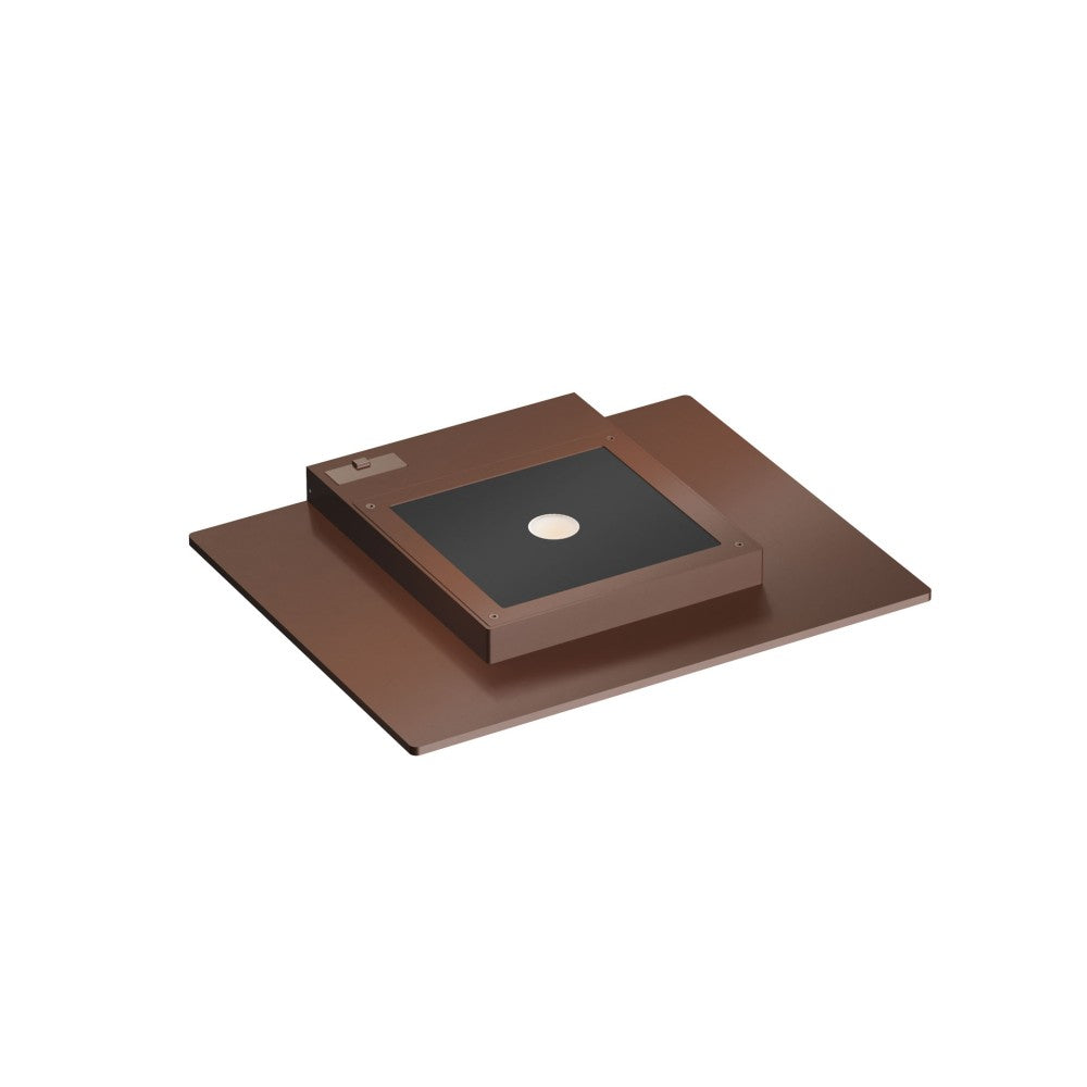 Pla Corten - Applique a led da muro 35W CCT Switch 2700K/3200K/4000K in alluminio, Luce murale verso l'alto - Beneito & Faure