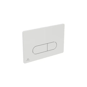 Ideal Standard placca di comando bianca doppio tasto Oleas M1 bianca