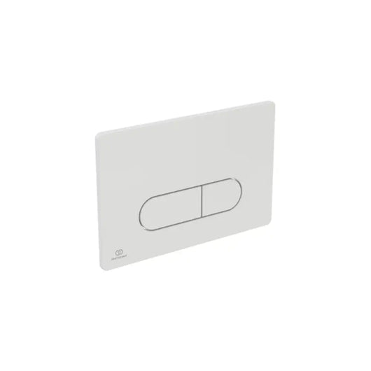 Ideal Standard placca di comando bianca doppio tasto Oleas M1 bianca