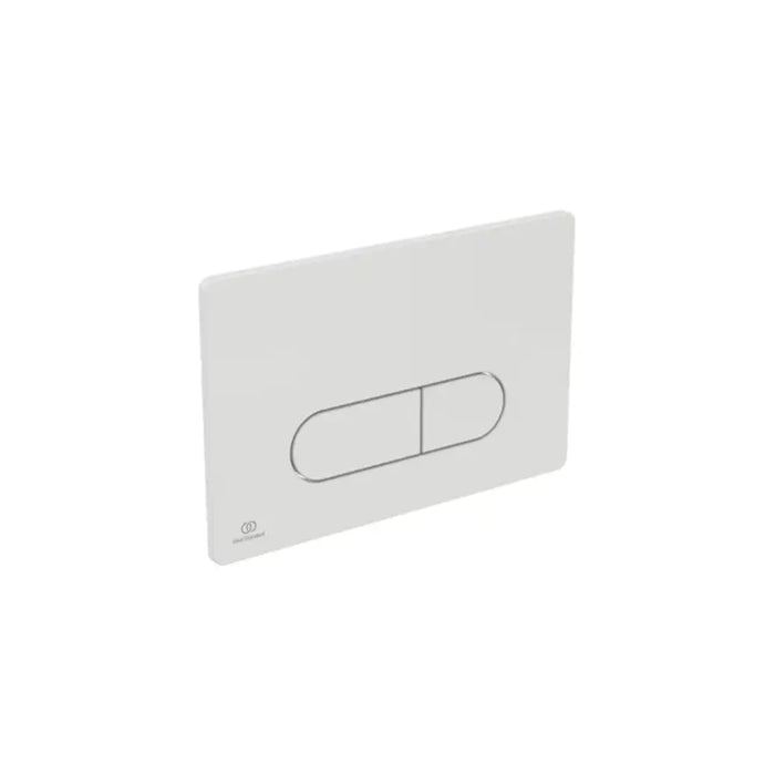Ideal Standard placca di comando bianca doppio tasto Oleas M1 bianca
