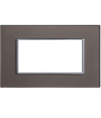 Placca Cristal 3m 4m 6m Bronzo Effetto Vetro Compatibile Con Bticino Axolute         