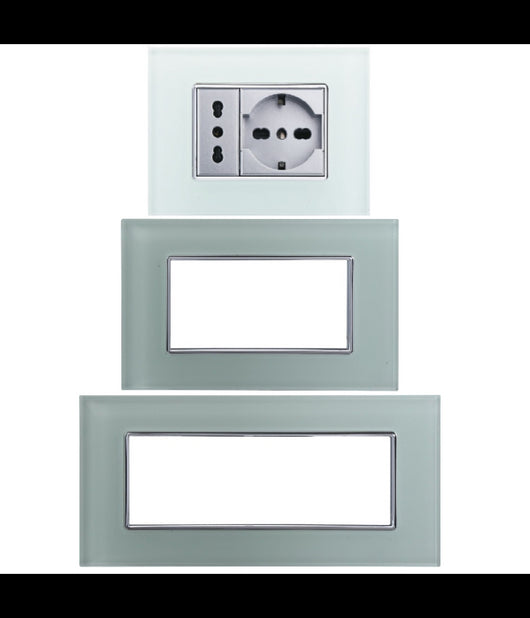 Placca Cristal 3m 4m 6m Verde Biancastro Effetto Vetro Compatibile Con Axolute         