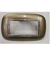 Placca Oval 3 4 6 Moduli Colore Bronzo Compatibile Con Bticino Axolute         