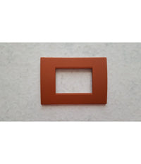 Placca Placche Placchete Compatibili Living Light In Abs 3 4 7 Posti Colorate  Cotto -3 Fori     -