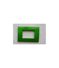 Placca Placche Placchete Compatibili Living Light In Abs 3 4 7 Posti Colorate  Verde Chiaro -3 Fori     -