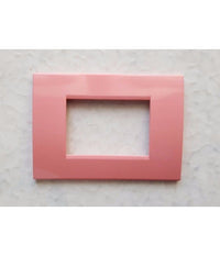 Placca Placche Placchete Compatibili Living Light In Abs 3 4 7 Posti Colorate  Rosa -4 Fori     -