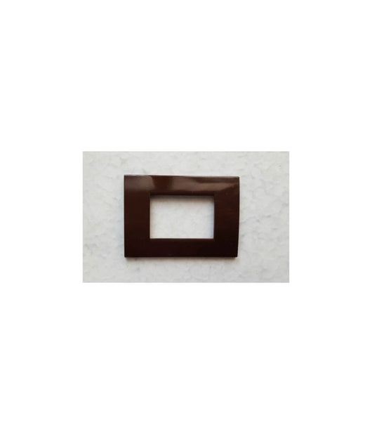 Placca Placche Placchete Compatibili Living Light In Abs 3 4 7 Posti Colorate  Marrone -4 Fori     -