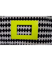 Placca Placche Placchete Compatibili Living Light In Abs 3 4 7 Posti Colorate  Giallo Fluo -3 Fori     -