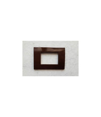 Placca Placche Placchete Compatibili Living Light In Abs 3 4 7 Posti Colorate  Marrone -3 Fori     -
