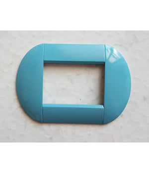 Placca Placche Placchette Compatibili Living International Light Bombate Bticino  Turchese -3 Fori     -