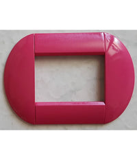 Placca Placche Placchette Compatibili Living International Light Bombate Bticino  Fucsia -3 Fori     -
