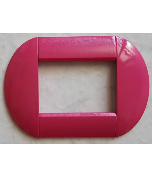 Placca Placche Placchette Compatibili Living International Light Bombate Bticino  Fucsia -3 Fori     -