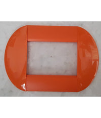 Placca Placche Placchette Compatibili Living International Light Bombate Bticino  Rosa Pesca -3 Fori     -